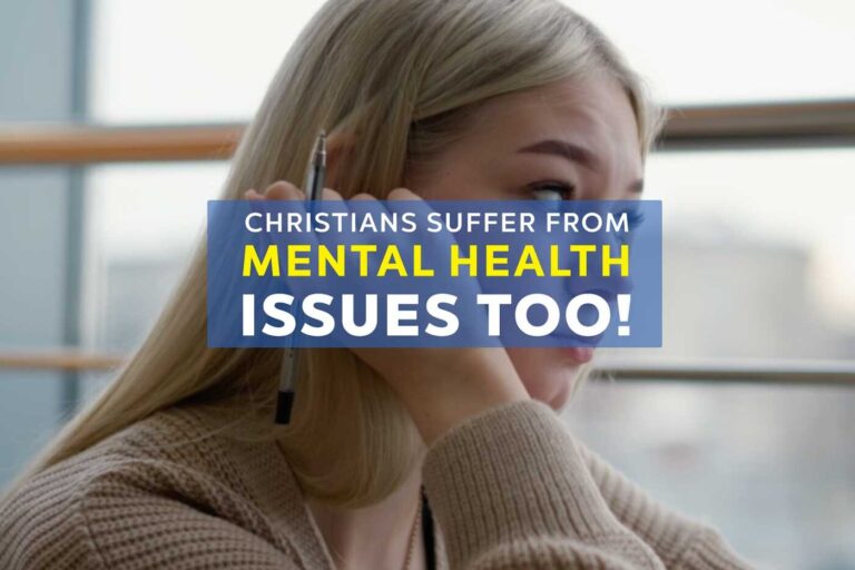 Christians suffering with mental health issue